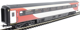 Mk3 TSO trailer standard open 42150 in LNER red and white
