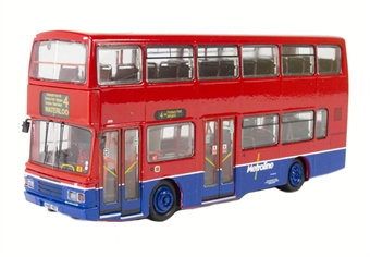 Leyland Olympian 'Metroline' - Reg No P489 NBY, Fleet No AV9, Route '4 - Waterloo'