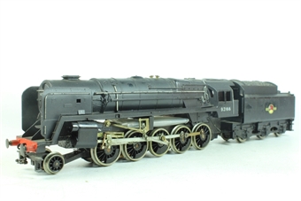 Class 9F 2-10-0 92166 in BR black with early emblem