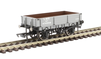 3 plank wagon 474998 in LMS grey - Sold out on preorder