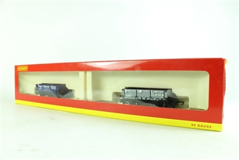 2 x 3 Plank wagons (Babcock & Wilcox and MCAlpine) - Harburn Hobbies special edition