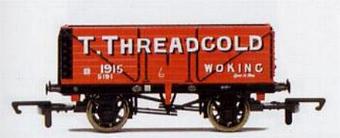 7-plank open wagon in red - T.Threadgold, Woking - 1915