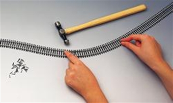 Single 970mm length of flexible track