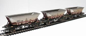MGR HAA hopper wagons (weathered) - Pack of 3
