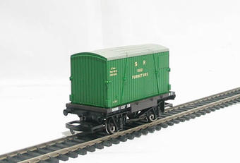 Conflat and container in Southern Railways livery
