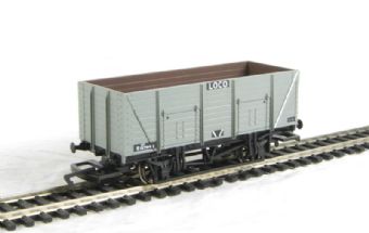 9 plank mineral wagon in BR grey livery