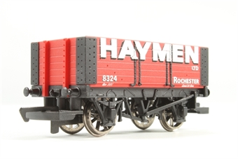 6-plank open wagon in red - Haymen, Rochester - 8324