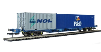 KFA Container Wagon with 1x 20' and 1x 40' container.
