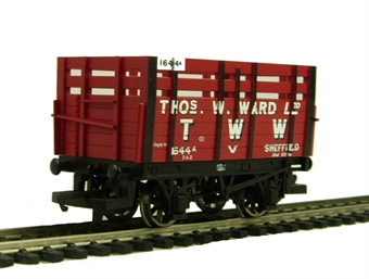5 plank coke wagon with coal rails 'Thos. W. Ward Ltd' Sheffield No 1644