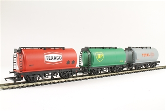 RailRoad Fuel Tanker Triple Pack - BP, Texaco, Total