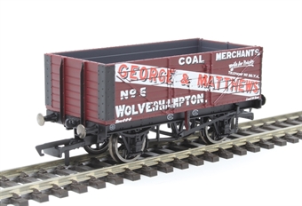 7-plank open wagon "George & Matthews, Wolverhampton"