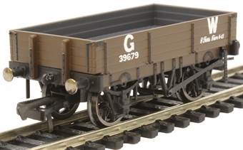 3-plank open wagon GW 39679 in GWR brown
