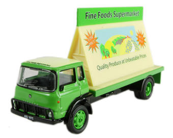 Bedford TK flatbed advertising lorry "Fine Foods Supermarket"