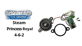 TTS digital sound decoder - LMS 'Princess Royal' steam locomotive