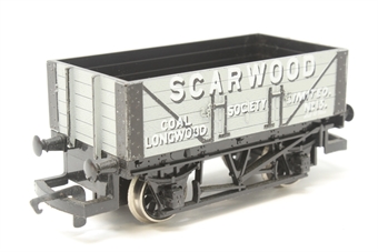 5-plank open wagon in grey - Scarwood Coal, Longwood - No. 13