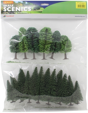 Hobby' Mixed (Deciduous and Fir) Trees