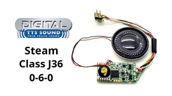 TTS digital sound decoder - Class J36 steam locomotive