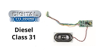 TTS DCC Sound Decoder with 8 pin plug - Class 31 diesel