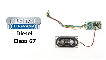 TTS DCC Sound Decoder with 8 pin plug - Class 67 diesel