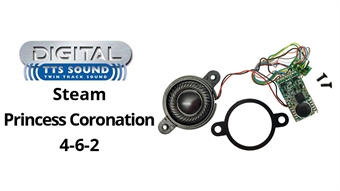 TTS DCC Sound Decoder with 8 pin plug - 'Princess Coronation' 4-6-2 steam locomotive