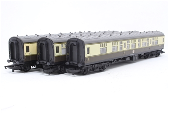 Pack of three Mk1 Coaches in BR Chocolate & Cream - separated from Cornish Riviera set