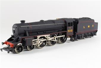 Class 5 'Black 5' 4-6-0 5112 in LMS Black