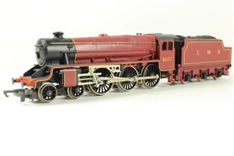 Class 5 4-6-0 4657 in LMS Maroon