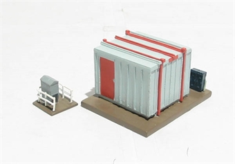 Modern lineside building & AWS box set - Skaledale "Railside" range