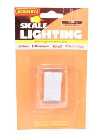 Length of extension wire for Skale Lighting system