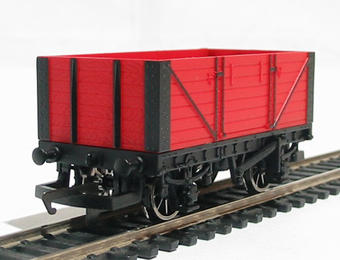 7 plank open wagon in red livery - Unlettered - Thomas the Tank range