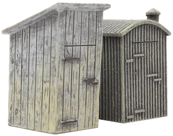 Lineside lamp huts - pack of two