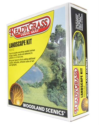Landscape Building Kit - includes foliage, bushes, shrubs etc for a 4' x 8' area