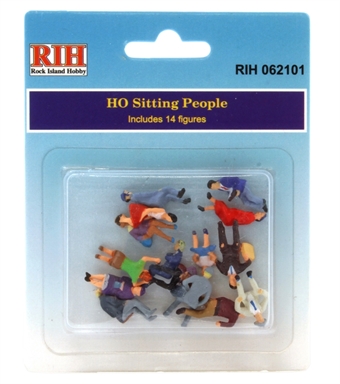 Sitting People - Pack of 14