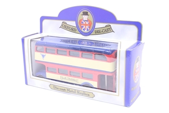 1:76 Scale Routemaster Bus - Blue Triangle (Bootle) Livery