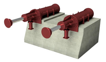 OO Gauge Hydraulic Buffer Stop (Single) - Unpainted