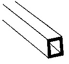 90222 Rect.Tubing 5/16''