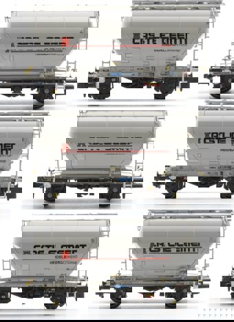 PCA CFMF bulk cement carrier in Castle Cement silver - pack of 3