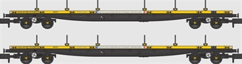 YLA Mullet twin pack in BR Civil link Departmental yellow - DC967520 and DC967629