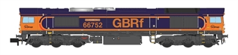 Class 66 66752 'The Hoosier State' in GBRf Europorte blue & orange with original lights - Digital Sound Fitted