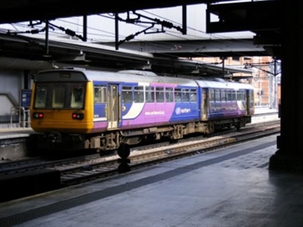 Class 142 'Pacer' 2-car DMU 142092 in Northern Rail livery - "Preston / Ormskirk"