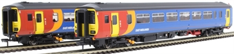 Class 156 'Super Sprinter' 2-car DMU 156405 in East Midlands Trains livery - "Derby / Crewe"
