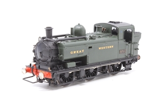 GWR Class 97xx 0-6-0PT in unpainted brass