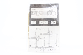 Midland Railway Derby signal arms & fittings