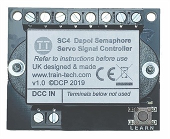 DCC signal controller with track sensor inputs - for new style Dapol dual semaphore signal