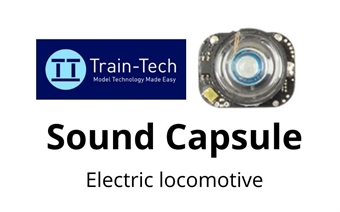 Sound capsule - battery powered - electric locomotive