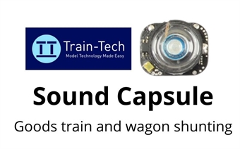 Sound capsule - battery powered - goods train and shunting sounds