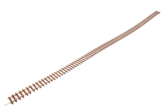 1 yard (91.5cm) length of Code 75 Wooden-sleeper nickel silver bullhead rail flexible track