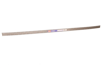1 yard (91.5cm) length of Code 75 Wooden-sleeper nickel silver flexible track