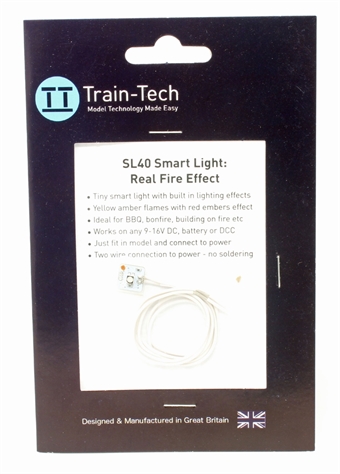 Smart light - "Real fire effect"