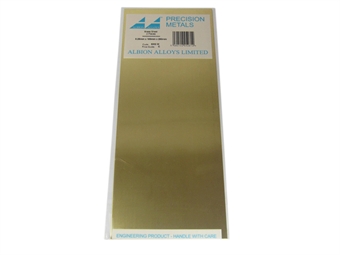 Brass Sheet 0.25 x 100 x 250mm (x2)